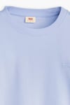 Pamuklu Regular Fit Şardonlu Bisiklet Yaka Kadın Sweat A5942-0020 MAVİ