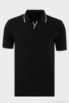 Pamuklu Regular Fit Şerit Detaylı 3'lü Paket Erkek Polo Yaka T Shirt 5902964S3 Vizon-Siyah-İndigo