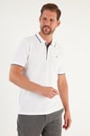Pamuklu Regular Fit Şerit Detaylı Düğmeli Polo Yaka 5'li Paket Erkek T Shirt 5902118S5 SİYAH-LACİVERTBORDO-BEYAZ-VişneBeyaz-HAKİ
