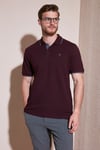 Pamuklu Regular Fit Şerit Detaylı Düğmeli Polo Yaka 4'lü Paket Erkek T Shirt 5902118S4 Vişne-Haki-Taş-Vizon