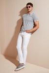 Pamuklu Regular Fit Şerit Detaylı Düğmeli Polo Yaka 3'lü Paket Erkek T Shirt 5902118S3 Siyah-Gri Melanj-Elma Yeşili-Beyaz