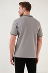 Pamuklu Regular Fit Şerit Detaylı Düğmeli Polo Yaka 4'lü Paket Erkek T Shirt 5902118S4 BEYAZ-LACİVERTBORDO-MAVİ-TAŞ