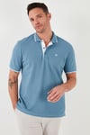 Pamuklu Regular Fit Şerit Detaylı Düğmeli Polo Yaka 5'li Paket Erkek T Shirt 5902118S5 SİYAH-HAKİ-MAVİ-LACİVERTBORDO-BEYAZ