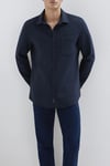 Pamuklu Regular Fit Uzun Kollu Erkek Gömlek 0211898-86623 KOYU LACIVERT