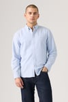 Pamuklu Regular Fit Uzun Kollu Erkek Gömlek A7210-0050 AÇIK MAVİ