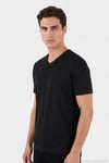 Pamuklu Regular Fit V Yaka Erkek T Shirt 5902719 SİYAH