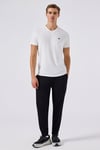 Pamuklu Regular Fit V Yaka Erkek T Shirt 6SM5049-OF BEYAZ