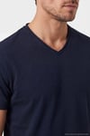 Pamuklu Regular Fit V Yaka Erkek T Shirt 5902719 İNDİGO