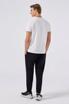 Pamuklu Regular Fit V Yaka Erkek T Shirt 6SM5049-OF BEYAZ