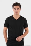 Pamuklu Regular Fit V Yaka Erkek T Shirt 5902719 SİYAH
