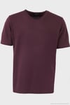 Pamuklu Regular Fit V Yaka Erkek T Shirt 5902719 VİŞNE
