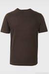Pamuklu Regular Fit V Yaka Erkek T Shirt 5902719 KAHVE