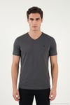 Pamuklu Regular Fit V Yaka Erkek T Shirt 5902719 ANTRASİT