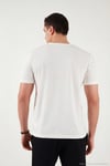 Pamuklu Regular Fit V Yaka Erkek T Shirt 5902719 EKRU