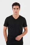 Pamuklu Regular Fit V Yaka Erkek T Shirt 5902719 SİYAH