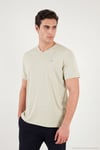 Pamuklu Regular Fit V Yaka Erkek T Shirt 5902719 TAŞ