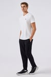 Pamuklu Regular Fit V Yaka Erkek T Shirt 6SM5049-OF BEYAZ