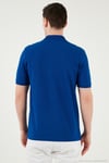 Pamuklu Regular Fit Yarım Fermuarlı 3'lü Paket Erkek Polo Yaka T Shirt 5903008S3 Siyah-Saks-Toprak