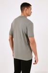 Pamuklu Regular Fit Yarım Fermuarlı 3'lü Paket Erkek Polo Yaka T Shirt 5902738S3 Vizon-Açık Haki-İndigo