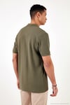 Pamuklu Regular Fit Yarım Fermuarlı 3'lü Paket Erkek Polo Yaka T Shirt 5902434S3 Siyah-Haki-Antrasit