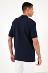 Pamuklu Regular Fit Yarım Fermuarlı 3'lü Paket Erkek Polo Yaka T Shirt 5902434S3 Siyah-Ekru-İndigo