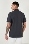 Pamuklu Regular Fit Yarım Fermuarlı 3'lü Paket Erkek Polo Yaka T Shirt 5902434S3 Ekru-Antrasit-İndigo