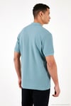 Pamuklu Regular Fit Yarım Fermuarlı 3'lü Paket Erkek Polo Yaka T Shirt 5902434S3 Taş-Açık Haki-Mavi