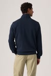 Pamuklu Regular Fit Yarım Fermuarlı Dik Yaka Erkek Sweat 001TU-0005 LACİVERT