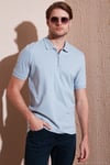 Pamuklu Regular Fit Yarım Fermuarlı Erkek Polo Yaka T Shirt 5901029 AÇIK GRİ