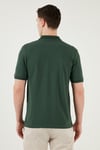 Pamuklu Regular Fit Yarım Fermuarlı Erkek Polo Yaka T Shirt 5903008 NEFTİ