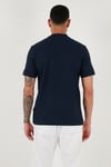 Pamuklu Regular Fit Yarım Fermuarlı Kolej Yaka 3'lü Paket Erkek T Shirt 5902653S3 Siyah-Beyaz-Lacivert