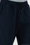 Pamuklu Regular Fit Yüksek Bel Düz Paça Çimalı Jogger Erkek Pantolon 5908058 LACİVERT
