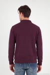 Pamuklu Regular Fit Yumuşak Dokulu Düğmeli Erkek Polo Yaka Kazak 5906103 BORDO