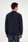 Pamuklu Regular Fit Yumuşak Dokulu Düğmeli Erkek Polo Yaka Kazak 5906103 LACİVERT