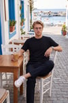 Pamuklu Relaxed Fit Bisiklet Yaka Basic Erkek T Shirt 5905884 SİYAH