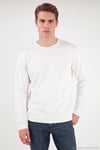 Pamuklu Relaxed Fit Bisiklet Yaka Erkek Sweat 5901257 EKRU