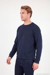 Pamuklu Relaxed Fit Bisiklet Yaka Erkek Sweat 5901257 İNDİGO
