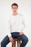 Pamuklu Relaxed Fit Bisiklet Yaka Erkek Sweat 5901257 EKRU