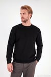 Pamuklu Relaxed Fit Bisiklet Yaka Erkek Sweat 5901257 SİYAH