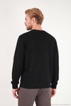 Pamuklu Relaxed Fit Bisiklet Yaka Erkek Sweat 5901257 SİYAH