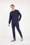 Pamuklu Relaxed Fit Bisiklet Yaka Erkek Sweat 5901257 İNDİGO