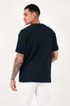 Pamuklu Relaxed Fit Düğmeli Sıfır Yaka Erkek T Shirt 5902737 İNDİGO