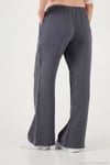 Pamuklu Relaxed Fit Geniş Paça Müslin Kadın Pantolon 668YP5502 ANTRASİT