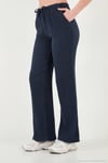 Pamuklu Relaxed Fit Geniş Paça Müslin Kadın Pantolon 668YP5502 LACİVERT