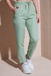 Pamuklu Relaxed Fit Kadın Pantolon 24Y0250K1 YEŞİL