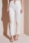 Pamuklu Relaxed Fit Kadın Pantolon 24Y0250K1 NATURAL