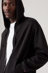 Pamuklu Relaxed Fit Kapüşonlu Erkek Sweat A9265-0000 SİYAH
