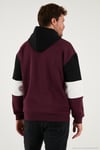 Pamuklu Relaxed Fit Kapüşonlu İçi Tüylü Yumuşak Şardonlu 2' li Paket Erkek Sweat 5905299S2 EKRU-VİŞNE