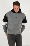 Pamuklu Relaxed Fit Kapüşonlu İçi Tüylü Yumuşak Şardonlu Erkek Sweat 5905299 AÇIK HAKİ