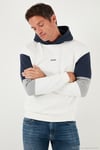 Pamuklu Relaxed Fit Kapüşonlu İçi Tüylü Yumuşak Şardonlu Erkek Sweat 5905299 EKRU